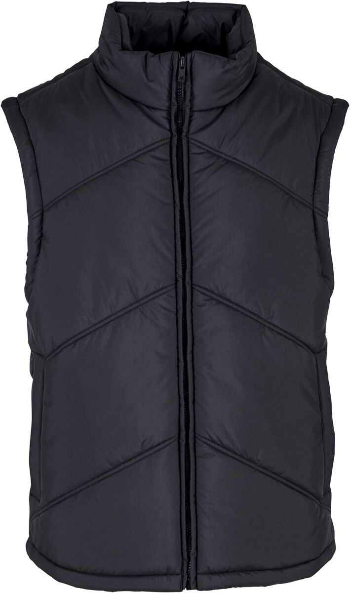 Urban Classics Weste - Arrow Puffer Vest - S bis 4XL - für Männer - Größe S - schwarz
