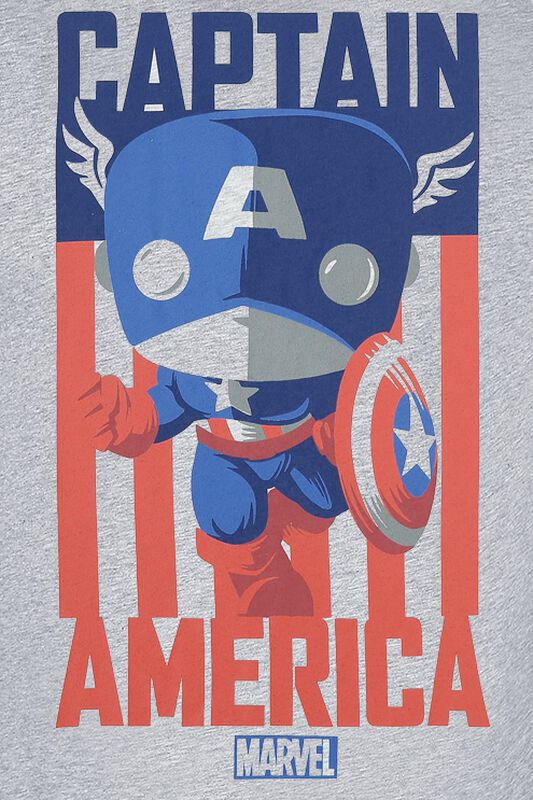 Männer Bekleidung Captain America | Funko T-Shirt