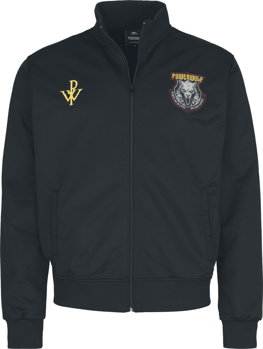 Levně Powerwolf Soccer Trackjacket Tepláková bunda černá