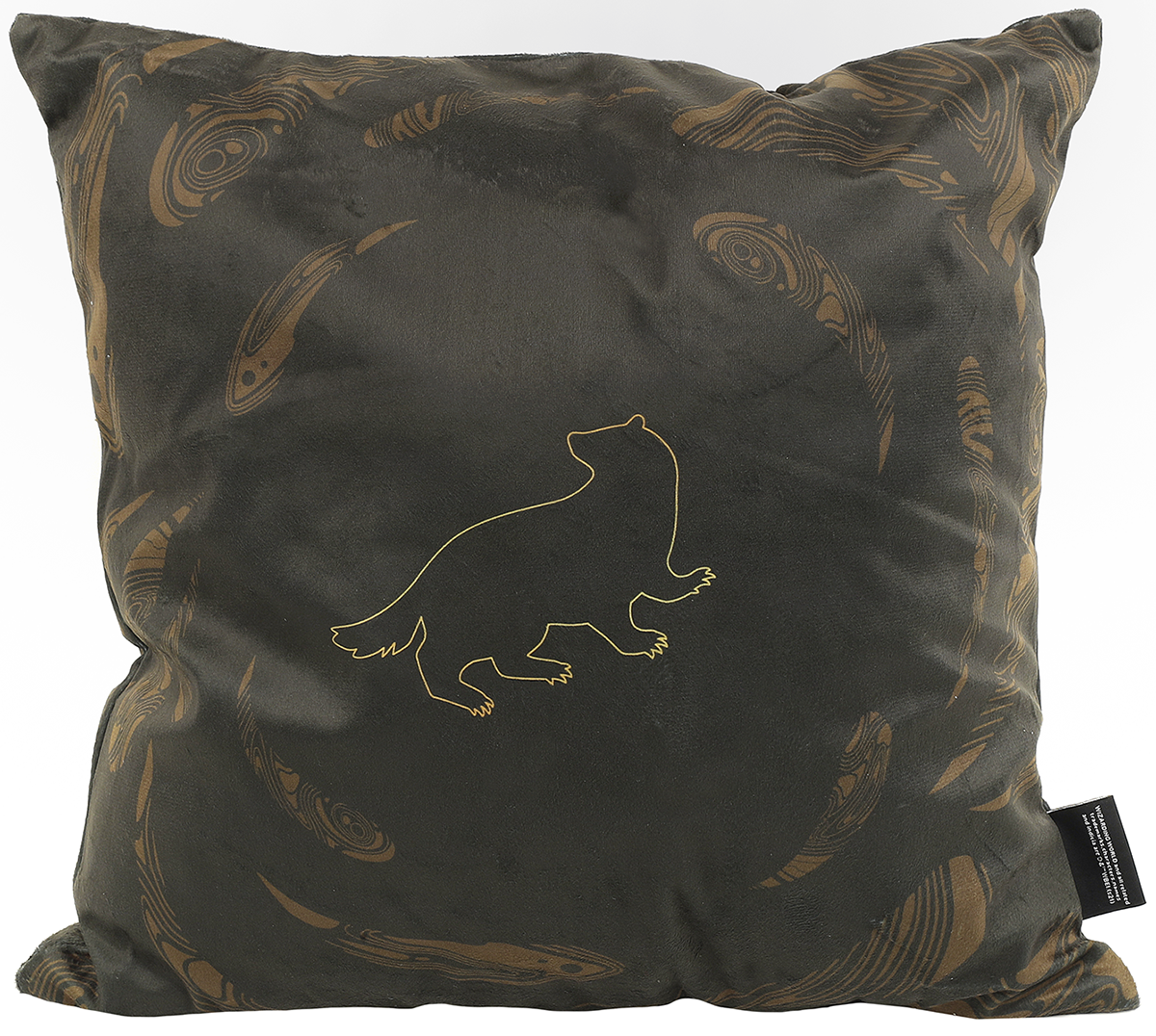 Harry Potter Hufflepuff Kissen grau gelb