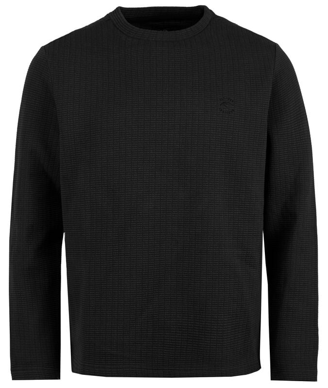Indicode Sweatshirts - INARKVEN O-Neck - S tot 3XL - voor Mannen - zwart