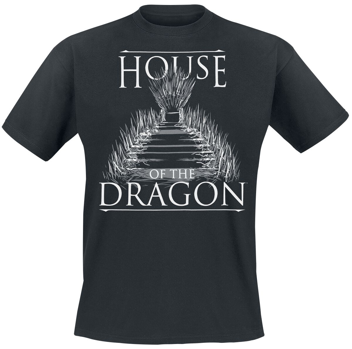Game of Thrones House of the Dragon - To the throne T-Shirt black