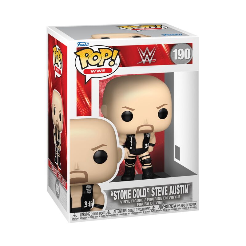 WWE - Stone Cold - Steve Austin Vinyl Figur 190 - Funko Pop! - Funko Shop Europe