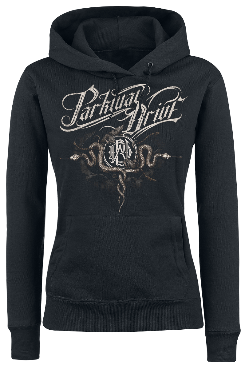 Parkway Drive - Crushed Skull - Girls hooded sweatshirt - black image