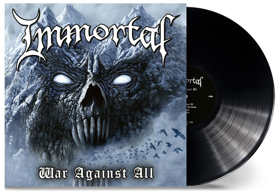 Immortal War Against All LP schwarz