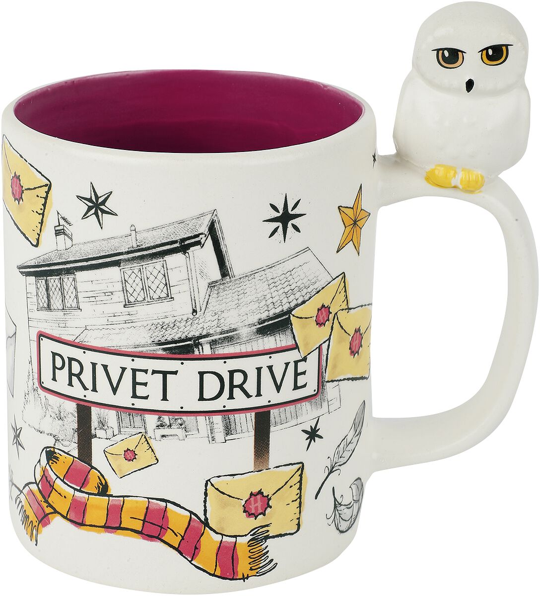 Levně Harry Potter Hedwig & Privet Drive Hrnek vícebarevný