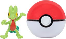 Clip'n'Go Poké Balls - Geckarbor & Pokeball, Pokémon, Actionfigur