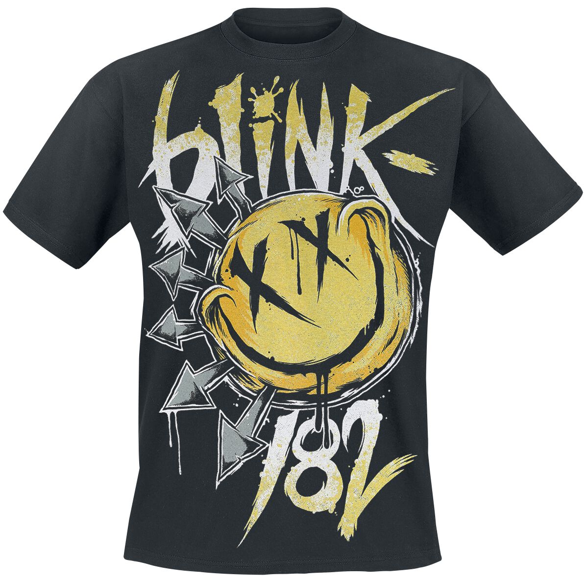 Blink-182 T-Shirt - Big Smile - S bis XXL - für Männer - Größe M - schwarz  - Lizenziertes Merchandise!