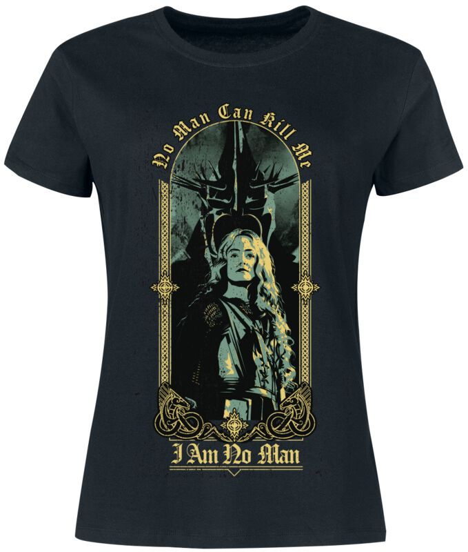 4250979885030 - Éowyn I am no Man T-Shirt schwarz in 3XL
