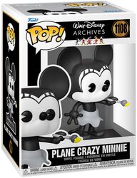 Plane Crazy Minnie Vinyl Figur 1108, Mickey Mouse, Funko Pop!