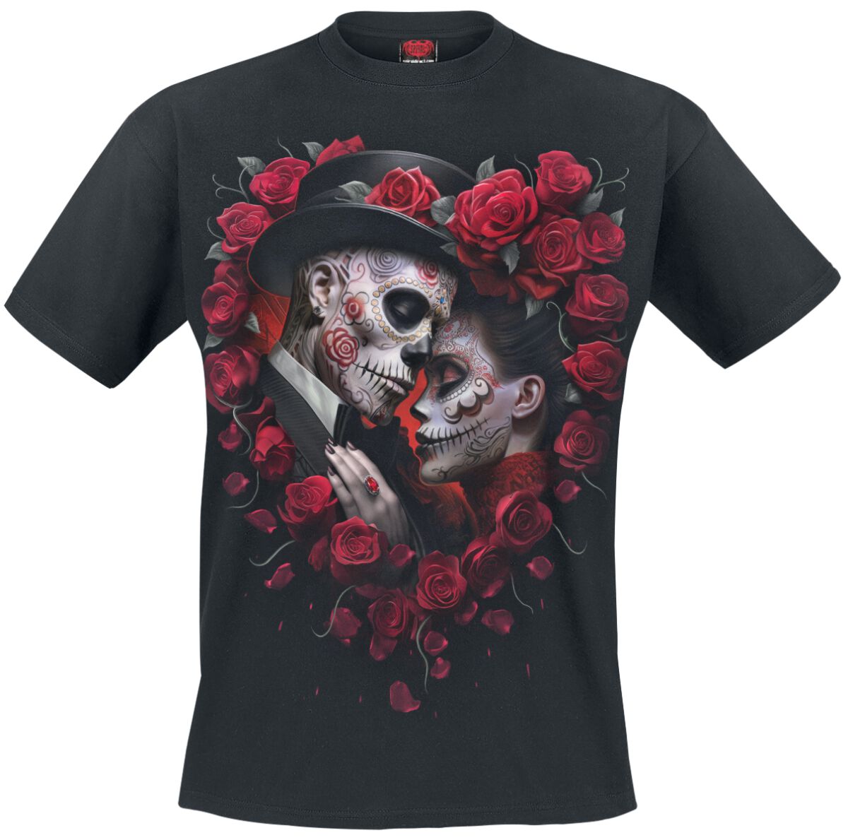 Image of T-Shirt Gothic di Spiral - Be Mine - S a XXL - Unisex - nero