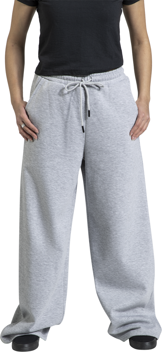 Thumbnail - RED by EMP Jump In And Relax Trainingshose grau meliert in L