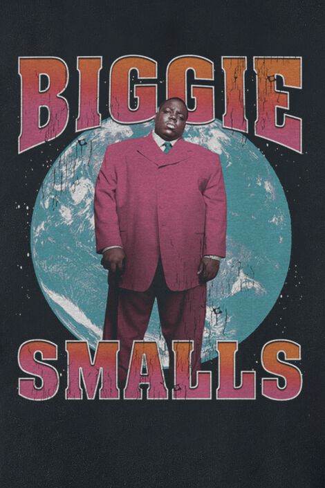 Notorious B.I.G. Biggie Smalls Globe Sweatshirt black