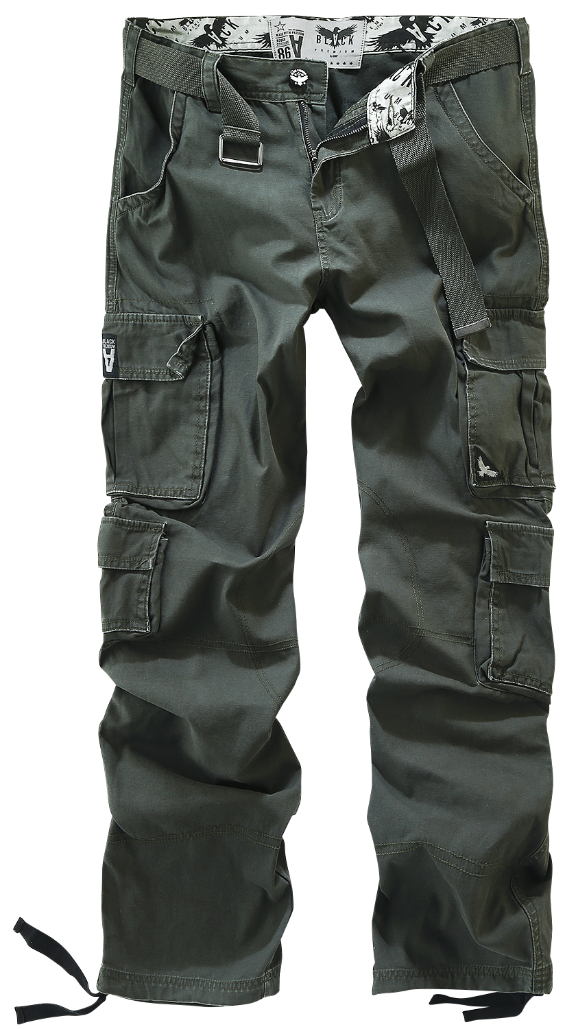 Black Premium by EMP - Army Vintage Trousers - Cargohose - khaki - EMP Exklusiv!