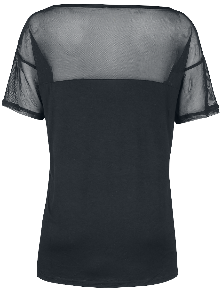 Rotterdamned Women´s Mesh T-shirt T-Shirt schwarz - 30.57% Rabatt