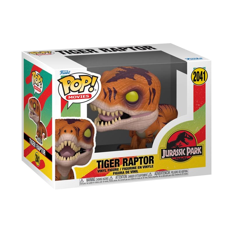 Jurassic Park - Tiger Raptor vinylfigur 2041 - Funko Pop! - Funko Shop Europe