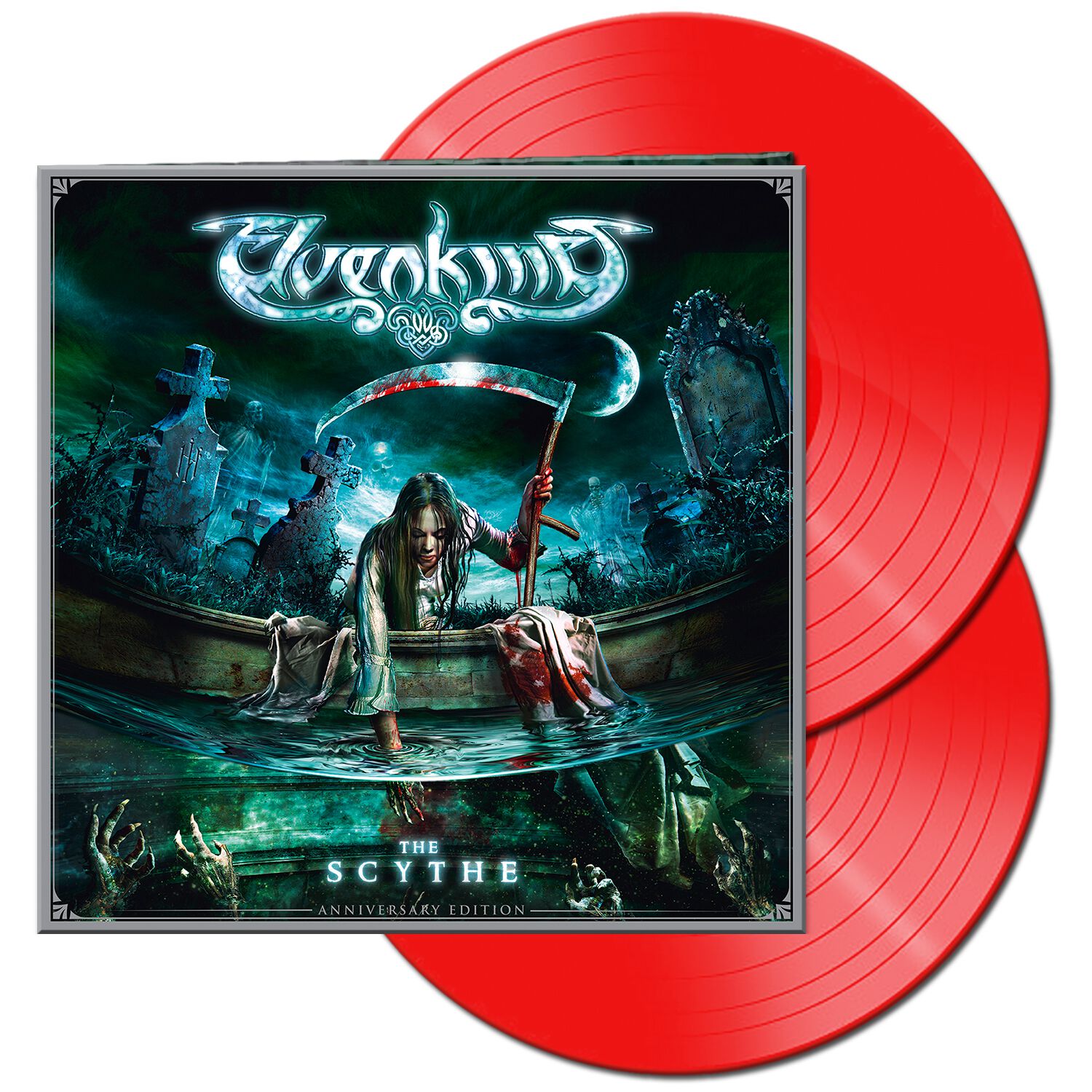 Image of LP di Elvenking - The scythe - Anniversary Edition - Unisex - rosso