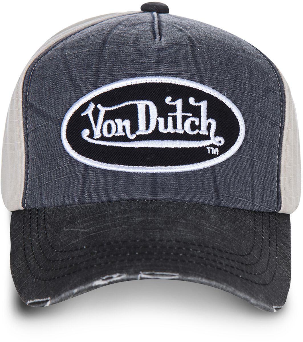 Levně Von Dutch Pánská, baseballová čepice VON DUTCH Baseballová kšiltovka antracitová