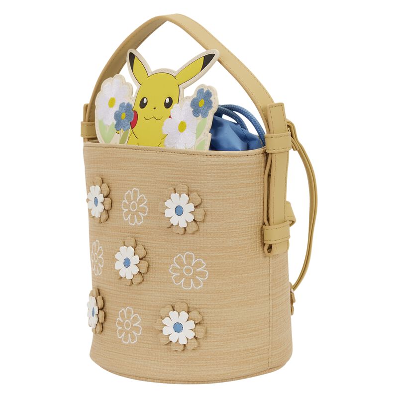 Schoudertas  van Pokémon - Loungefly - Floral Pikachu meerkleurig
