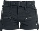Studded Hotpants, Black Premium by EMP, Hotpant
