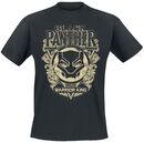 Floral Mask, Black Panther, T-Shirt