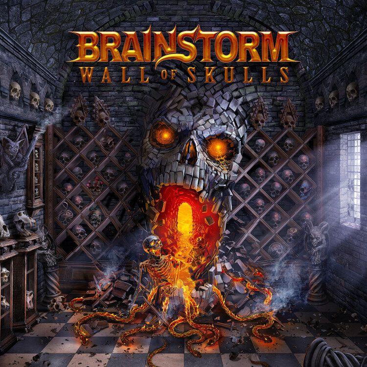 Image of Brainstorm Wall of skulls CD Standard