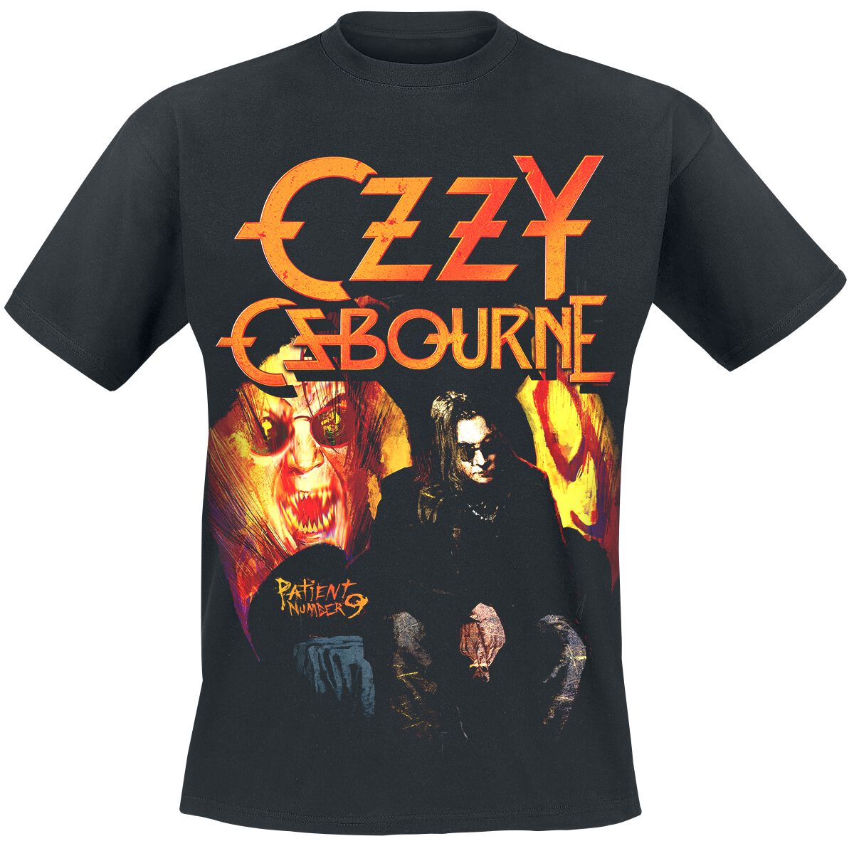 Ozzy Osbourne Patient No 9 T-Shirt schwarz