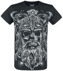 Raging Skull, Black Premium by EMP, T-Shirt