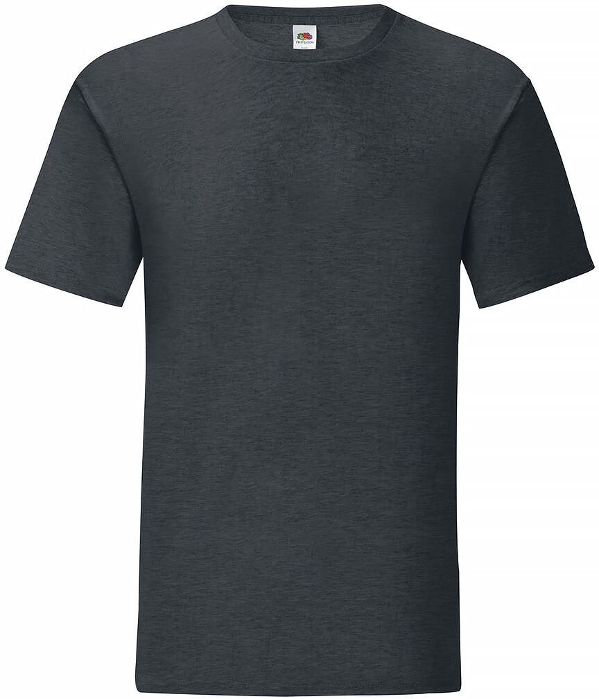 T-Shirt Manches courtes de Fruit Of The Loom - Iconic T - S à XXL - pour Homme - anthracite