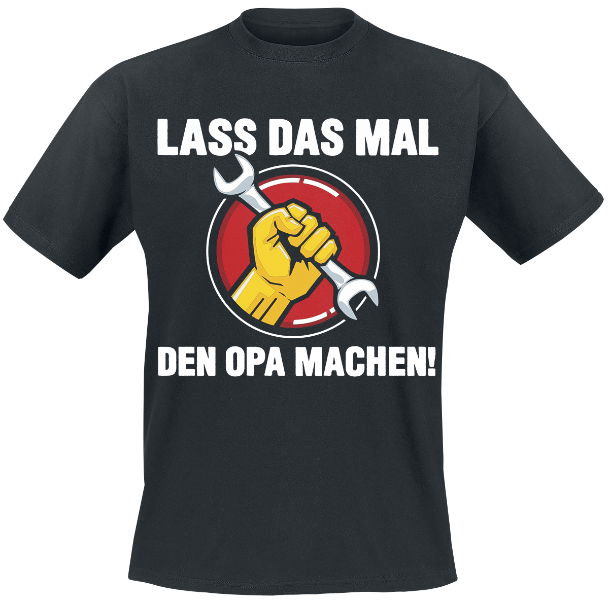 Familie & Freunde - Lass das mal den Opa machen - T-Shirt - schwarz - EMP Exklusiv!