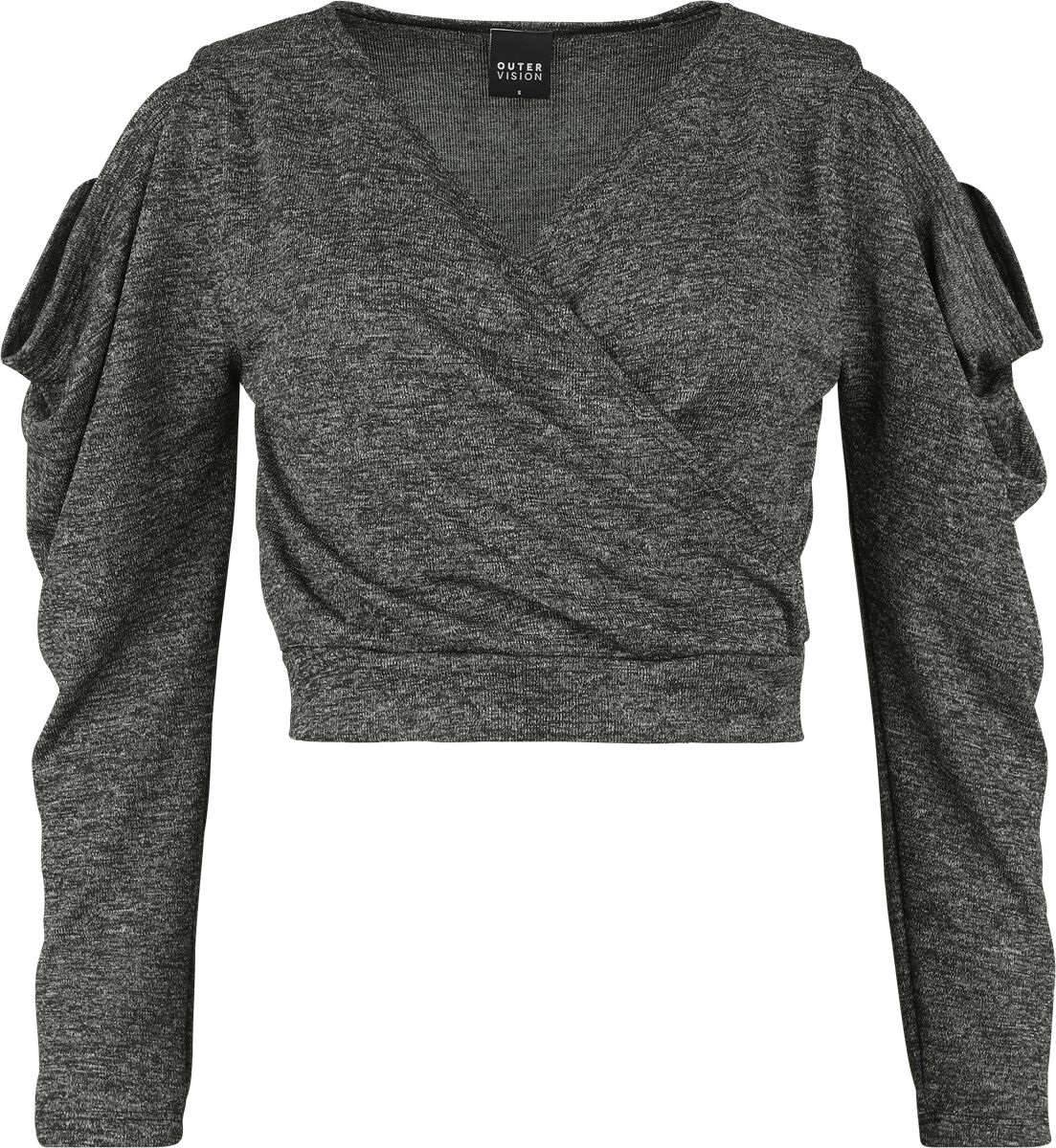 Image of Cardigan di Outer Vision - Maddie cardigan - M a XXL - Donna - grigio sport