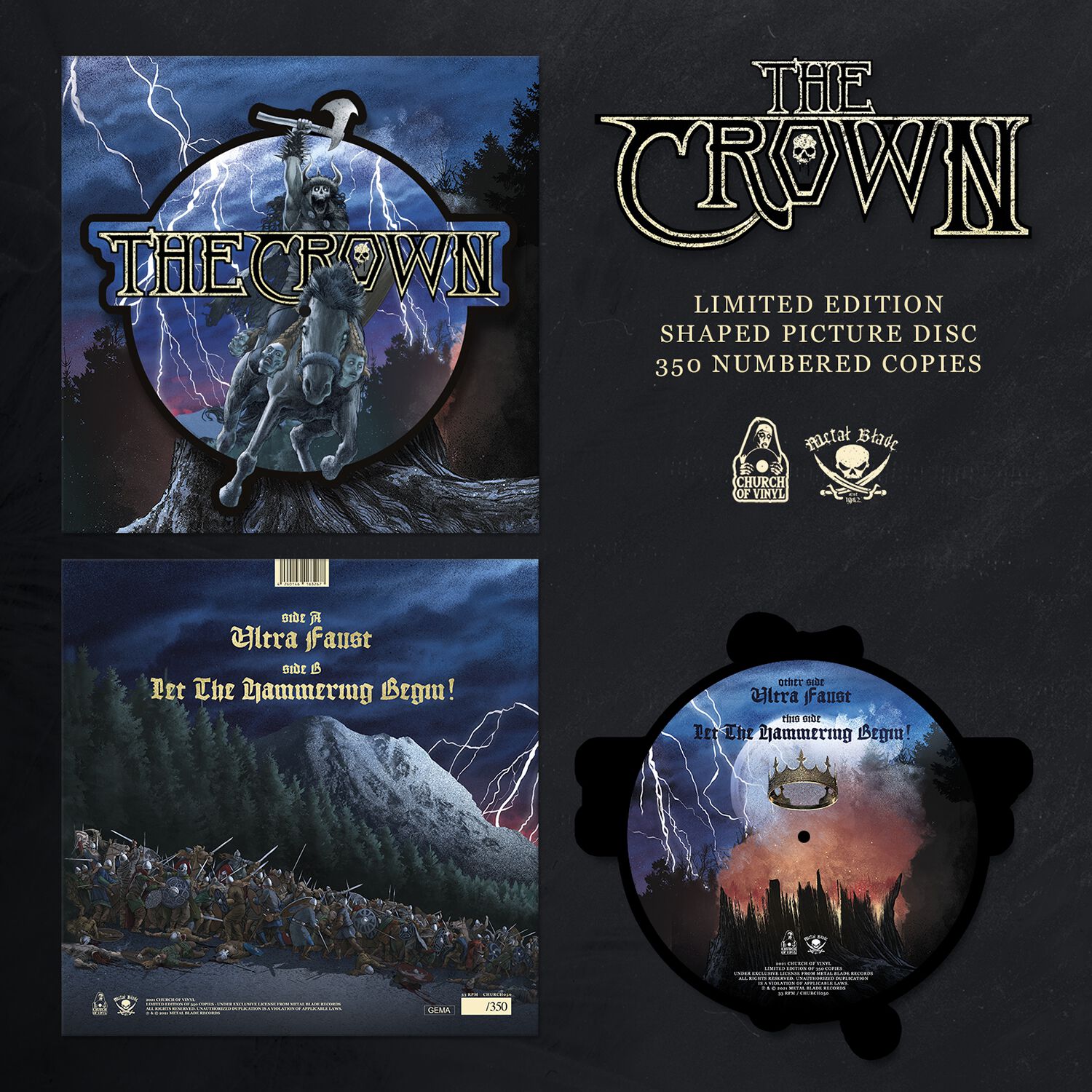 The Crown Ultra faust LP coloured