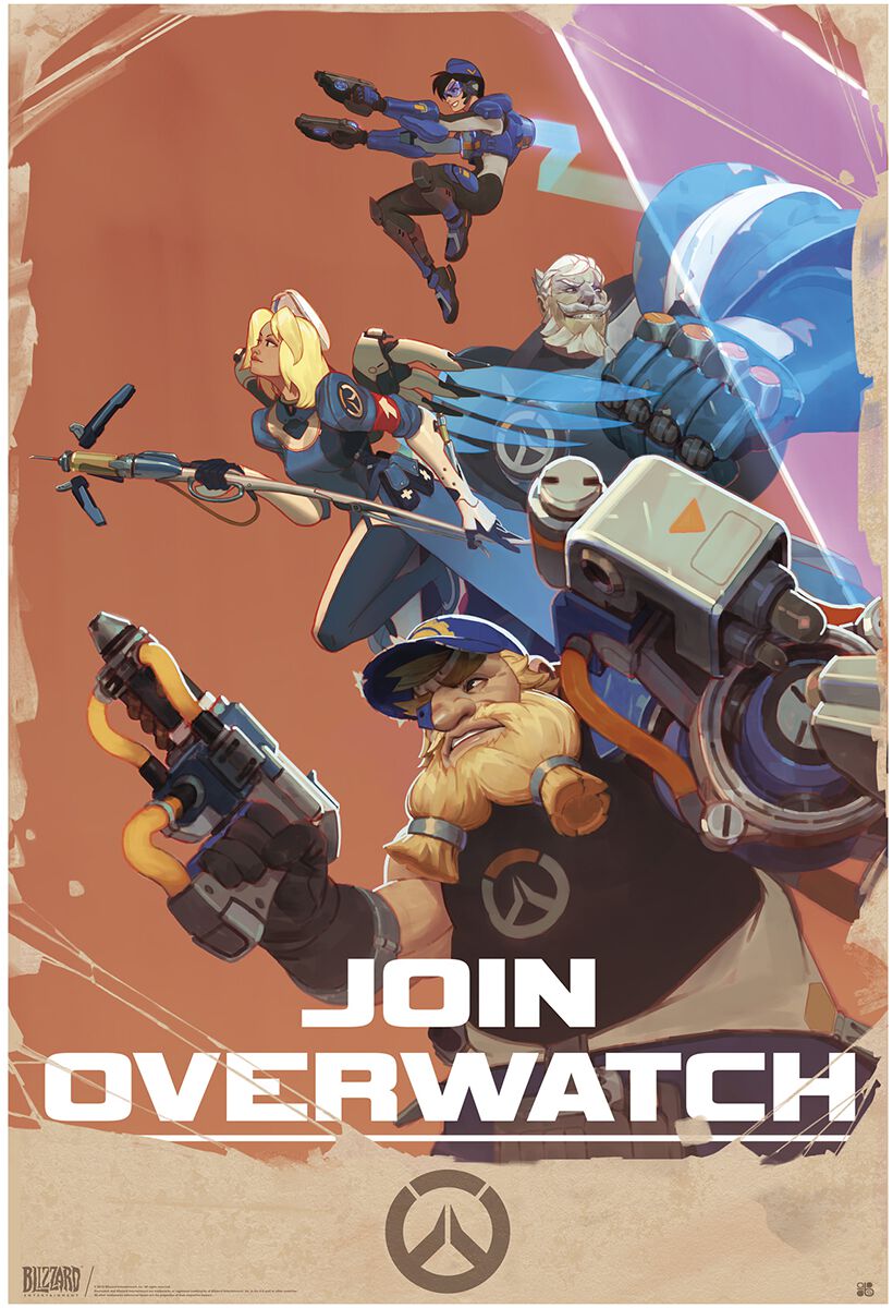 Overwatch Overwatch Propaganda Poster multicolor ABYDCO540