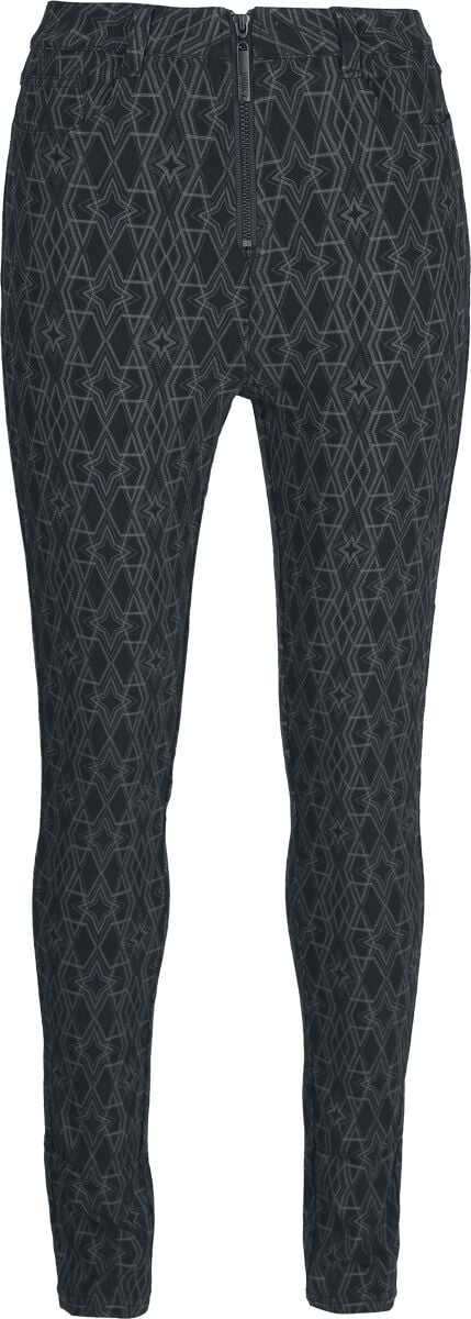 Tygbyxor Gothic av KIHILIST by KILLSTAR - Serathia Trousers - Dam - svart