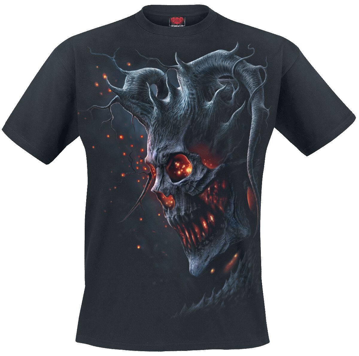 Spiral Death Embers T-Shirt schwarz in 3XL