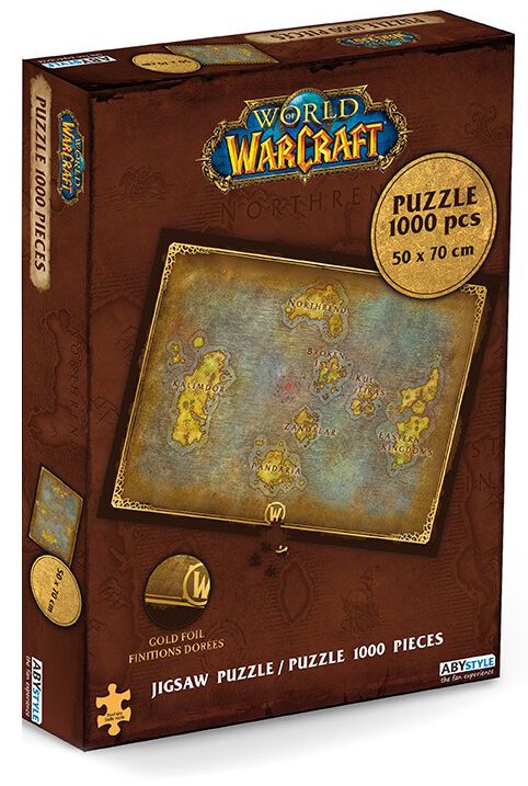 Azeroth's Map Jigsaw Puzzle Puzzle von World Of Warcraft