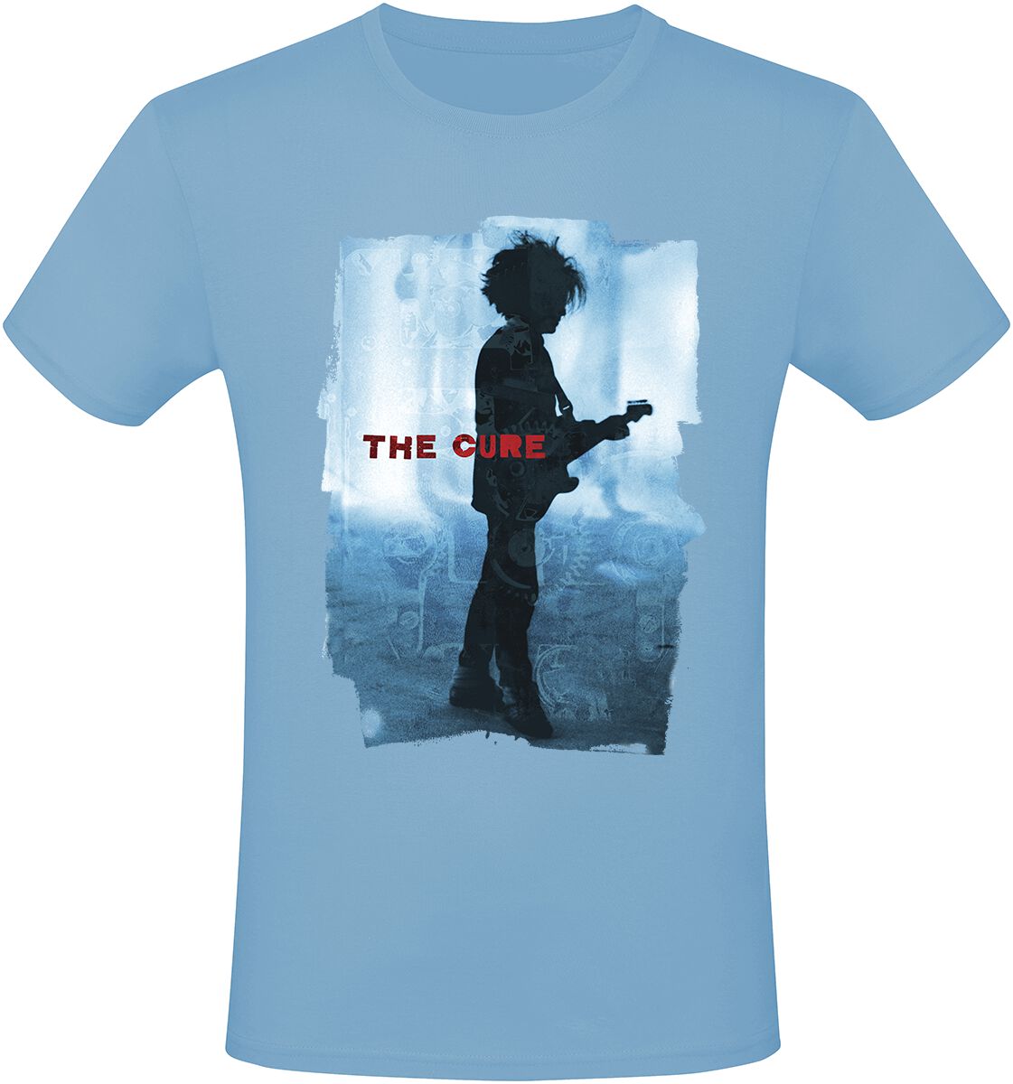 The Cure T-Shirt - Silhouette - M bis L - für Männer - Größe M - hellblau  - Lizenziertes Merchandise!