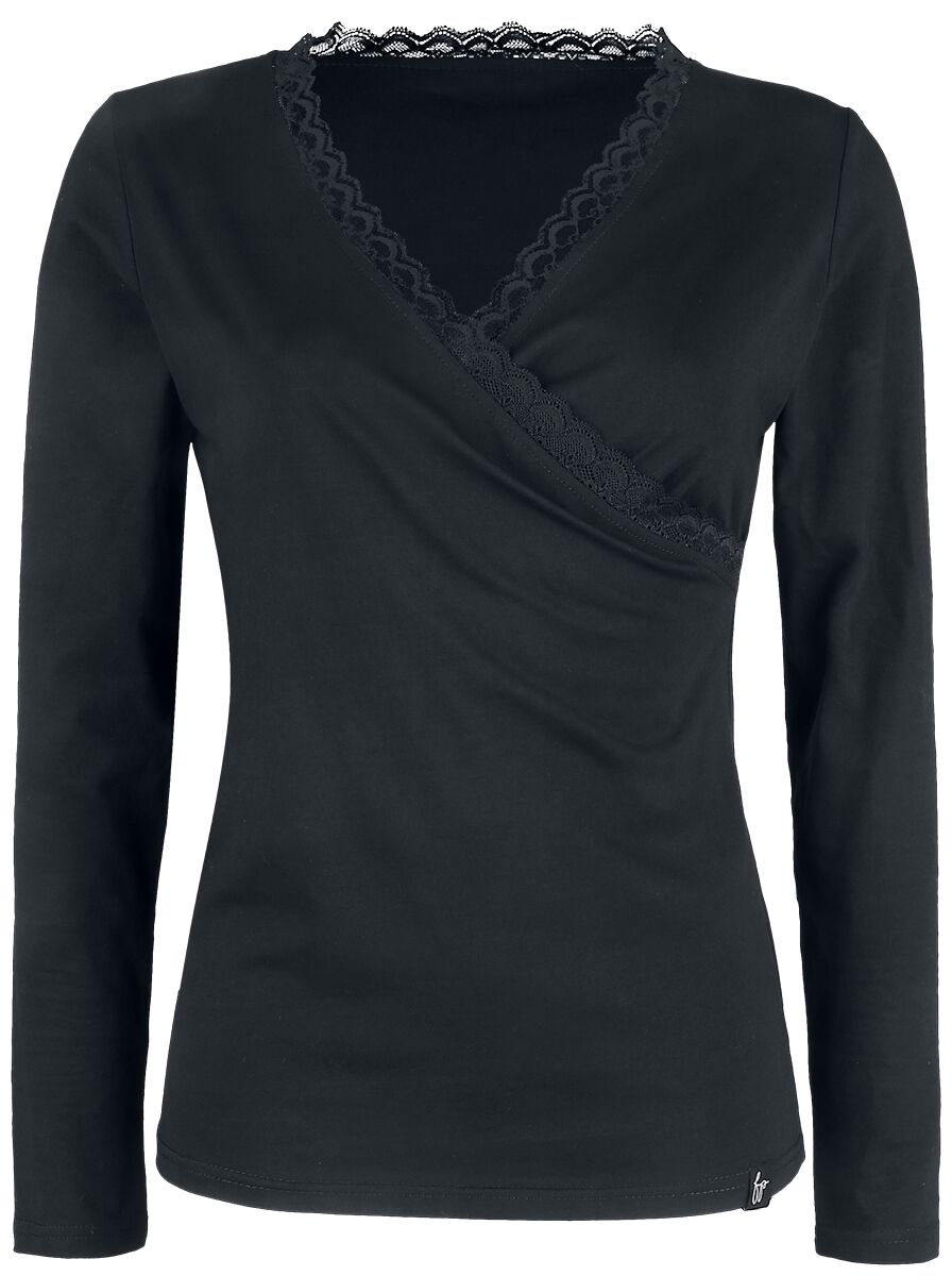Forplay Breanna Long-sleeve Shirt black