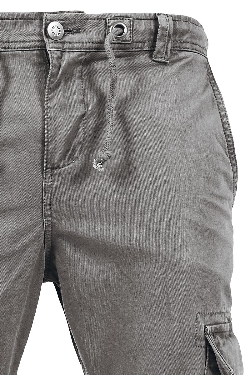Urban Classics Herren Cargo Jog Pants – Glencheck-Print, Mid-Rise, Elastische Bündchen
