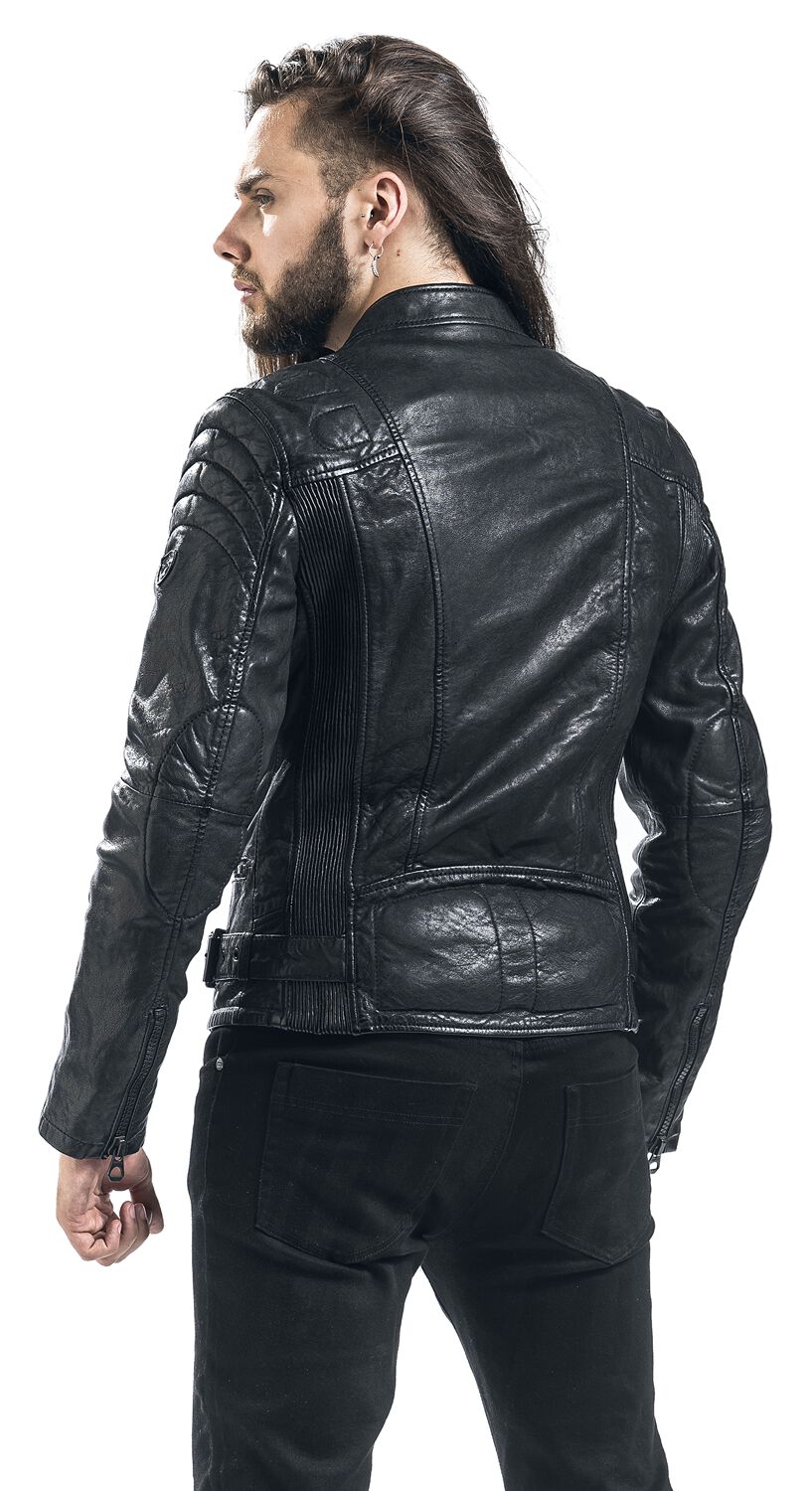 Lederjacke Herren 102 Highway Slim Fit LAGIV Gipsy Lederjacke