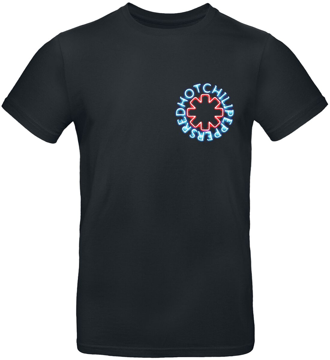 Red Hot Chili Peppers T-Shirt - Neon Logo - XXL bis 3XL - für Männer - Größe 3XL - schwarz  - Lizenziertes Merchandise!