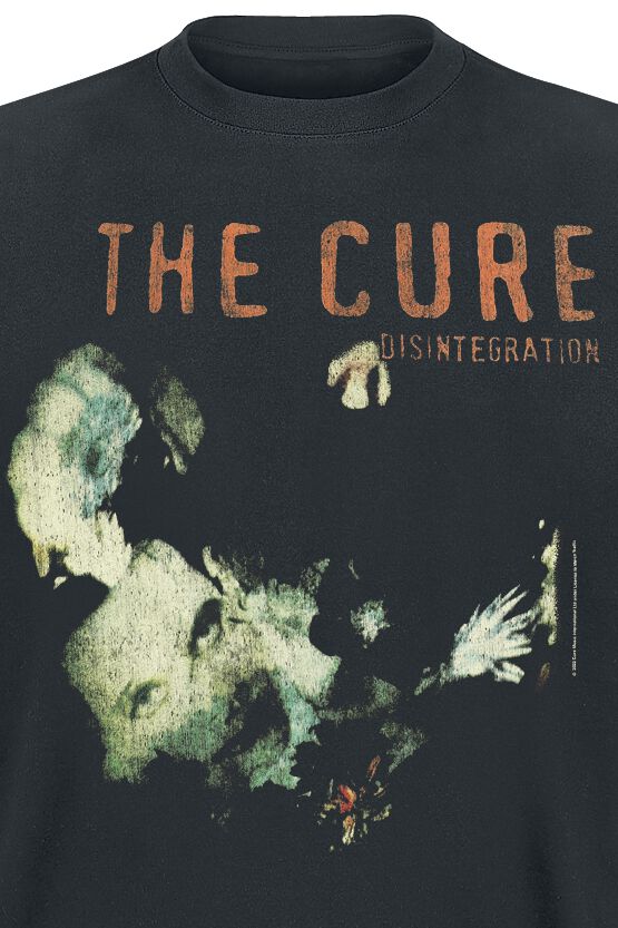 The Cure Disintegration Uomo T-Shirt Nero 4XL 100% Cotone