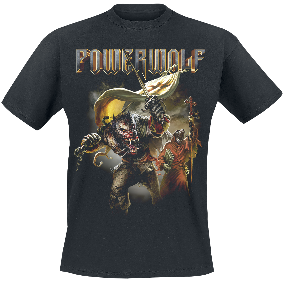 Powerwolf  T-Shirt - Sinners Of The Seven Seas - for Men - black