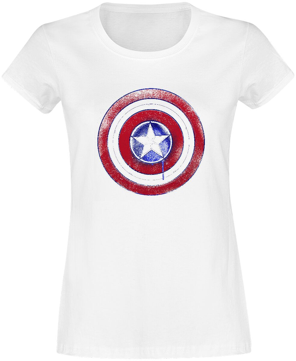Captain America Shield T-Shirt white