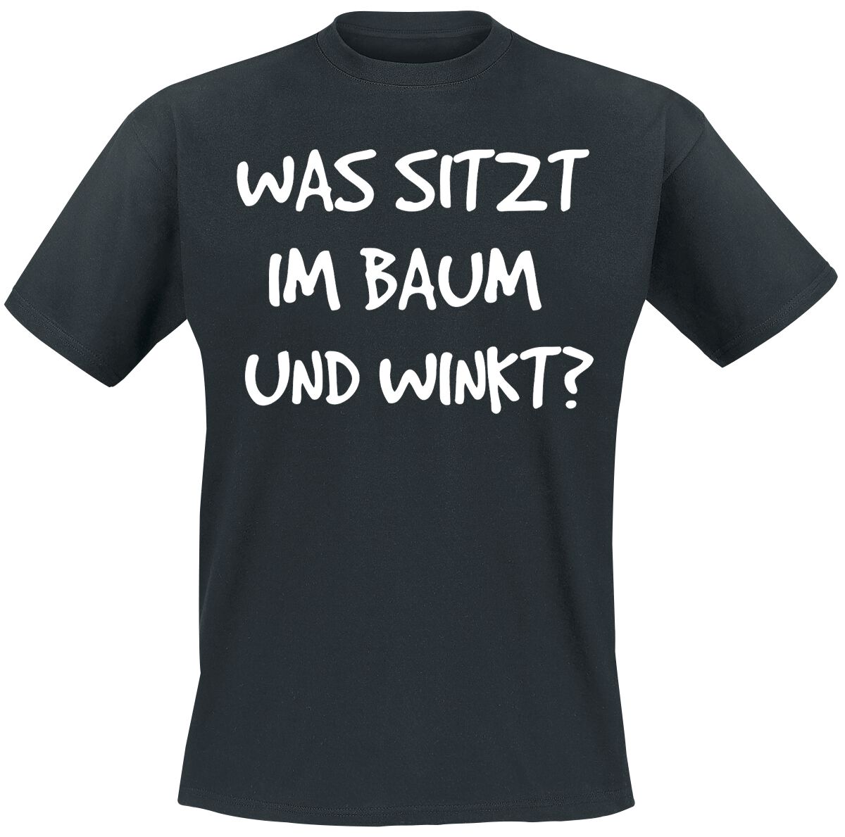 Tierisch Huhu T-Shirt schwarz