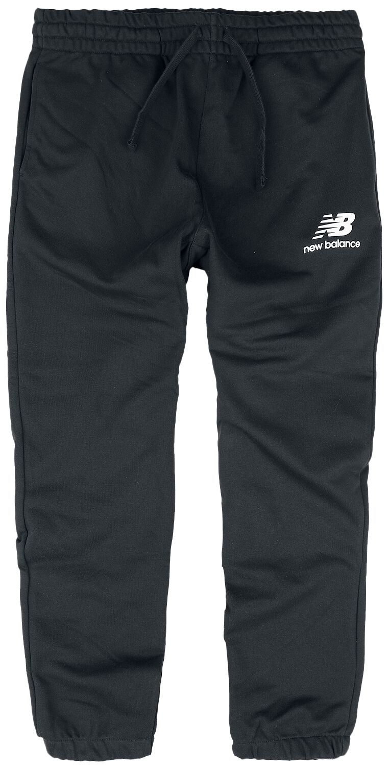 New Balance NB ESSENTIALS STACKED LOGO SWEATPANT Trainingshose schwarz