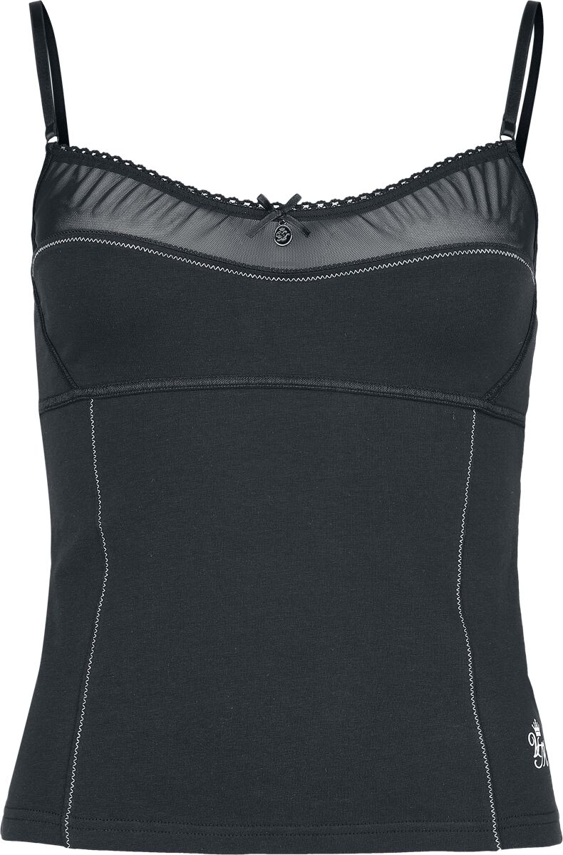 4069225048880 - Coquette Top schwarz in L