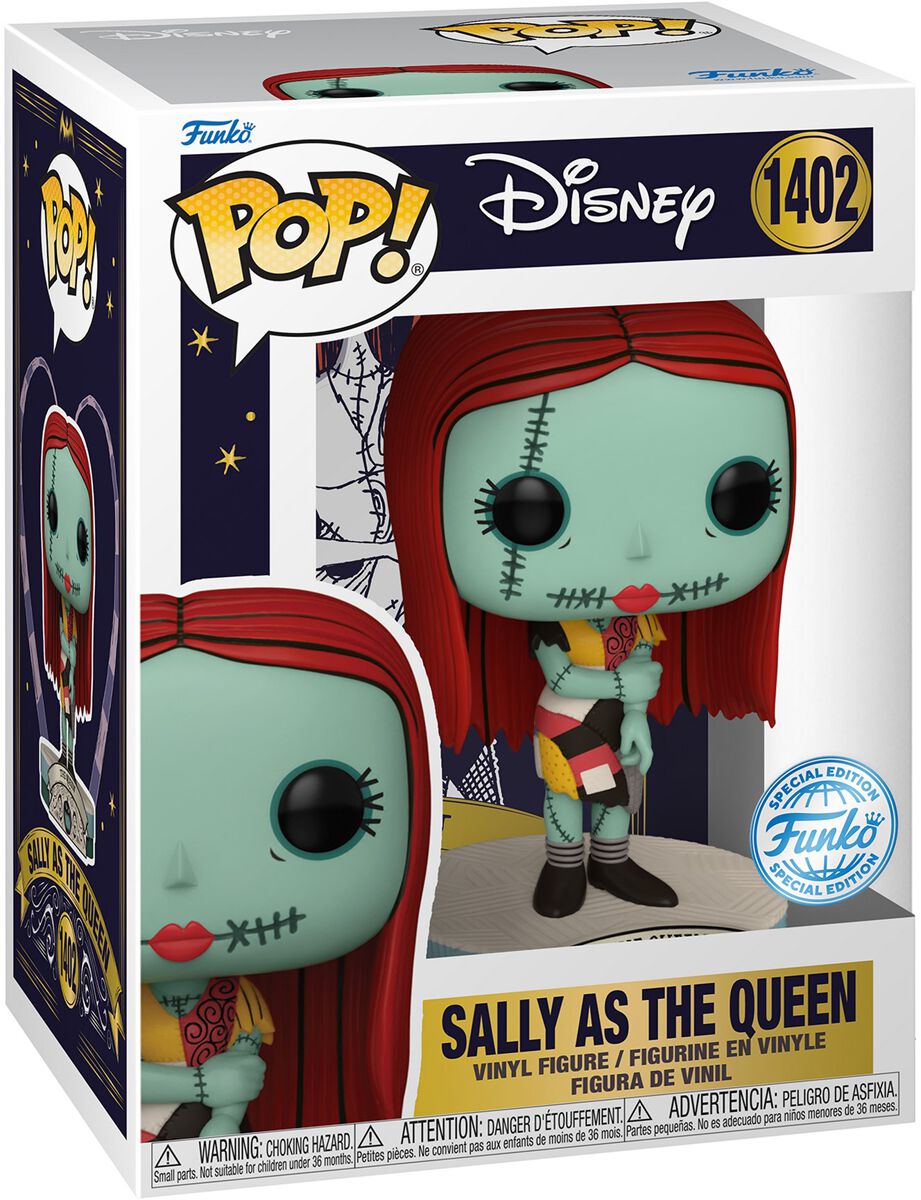 The Nightmare Before Christmas Sally as the Queen Vinyl Figur 1402 Funko Pop! multicolor