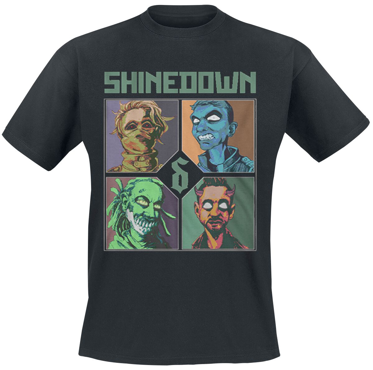 Shinedown My Monsters T-Shirt black