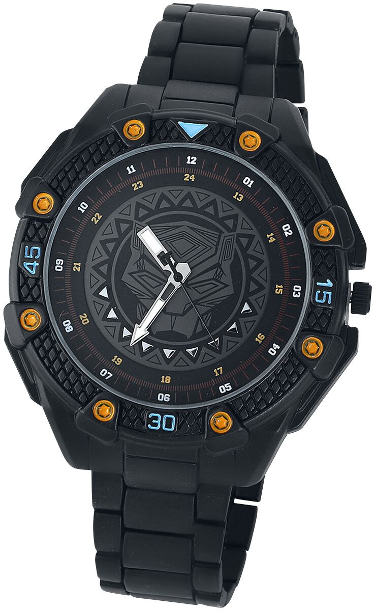 Black Panther - Marvel Armbanduhren - Logo - multicolor  - Lizenzierter Fanartikel